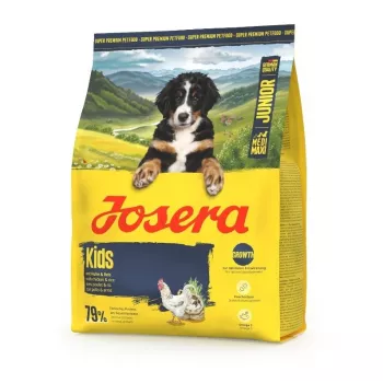 Trockenfutter für Welpen JOSERA Junior Food 3 kg — Alleinfutter in Krokettenform mit ausgewogenen Nährstoffen