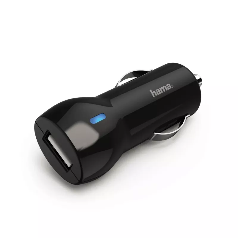 Hama 00183259 mobiles Ladegerät Mobiltelefon, Smartphone, Tablet Schwarz Zigarettenanzünder Schnellladung Auto