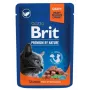 Brit Premium Cat Salmon Sterilised mit Lachs Katzennassfutter, 100 g