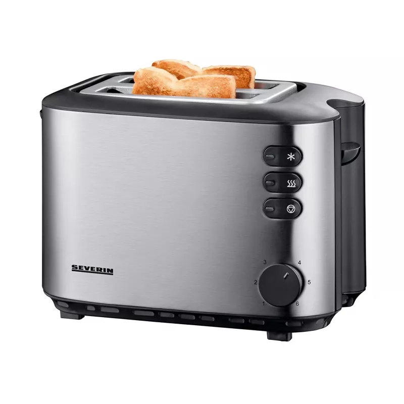 Toaster Severin AT 2514 2 Scheiben 850 W Silber