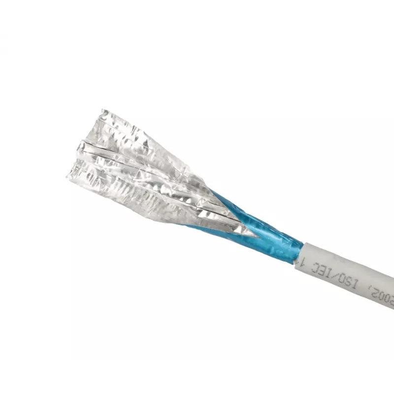 Netzwerkabel Extralink Twisted-Pair CAT6A FTP (F/FTP) V2 Indoor 500M Grau