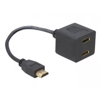 HDMI-Adapter DeLOCK 65056 0,2 m Stecker auf 2x Buchse