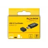 Kartenleser DeLOCK Mini USB 2.0 mit SD- und Micro-SD-Steckplatz