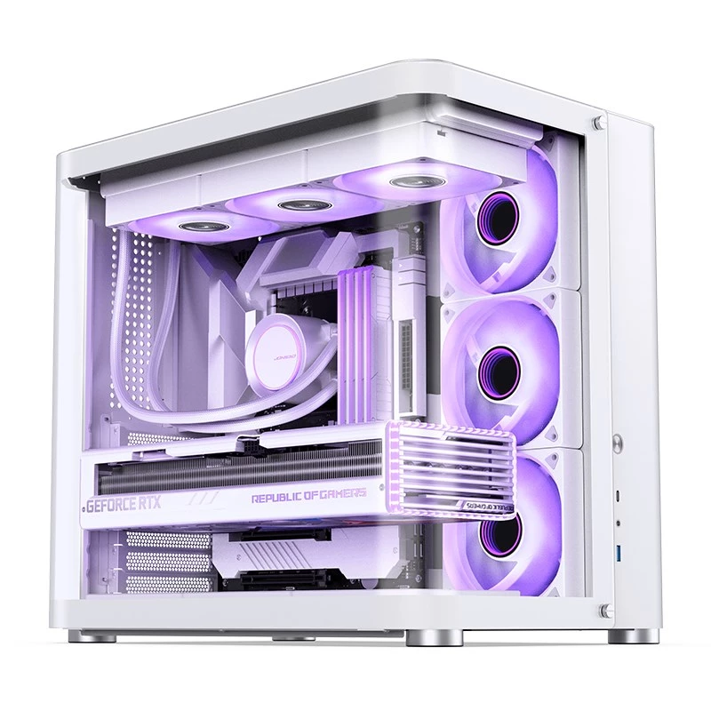 PC-Gehäuse Jonsbo TK-2 2.0 Midi Tower Schwarz