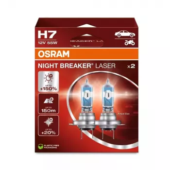 Osram Night Breaker Laser H7 12 V 55 W, 2 Stk.