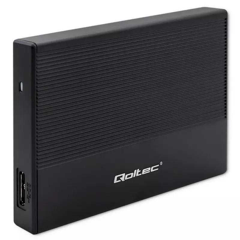 Gehäuse für 2,5-Zoll-SATA-SSD/HDD QOLTEC 52277 USB 3.0