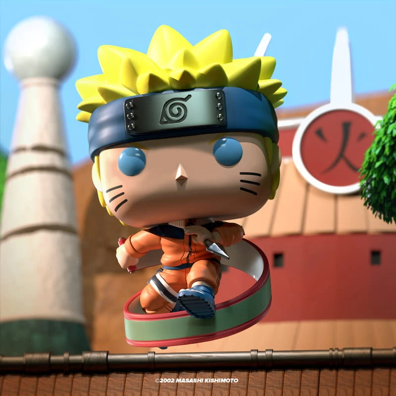 Funko POP Naruto Uzumaki mit Schriftrolle, Sammelfigur, Anime & Manga