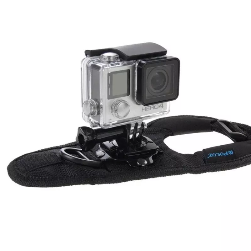 Puluz Handgelenk-Halterung für Action-Kameras mit 360°-Drehung — kompatibel mit GoPro HERO 7/6/5/4/3/2, SJCAM, Xiaomi