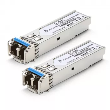 Extralink SFP 1.25G Modul 2er-Pack, 1.25Gbps, LC/UPC, 1310nm, 20km, Single Mode, DOM