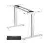 Stehtischgestell ONKRON CDF222E-W Elektrisch 2-beinig, weiß, Breite 100–170 cm, Hub 73+ cm, Traglast 100 kg