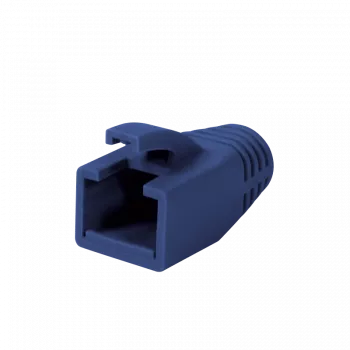 Logilink | RJ45-Stecker-Zugentlastungstülle, 8,0 mm (50 Stk.) | MP0035B | Blau