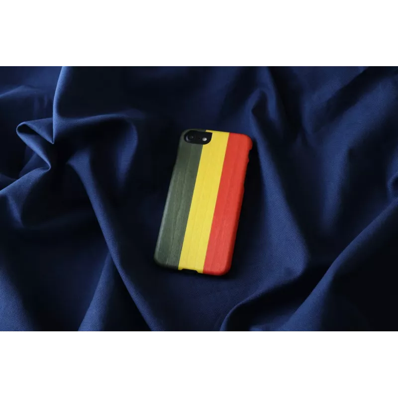 Handyhülle Man and Wood für iPhone 7/8 — reggae Schwarz
