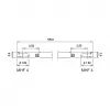 Koaxialkabel DeLOCK 89642 0,1 m MHF IV/ HSC MXHP32