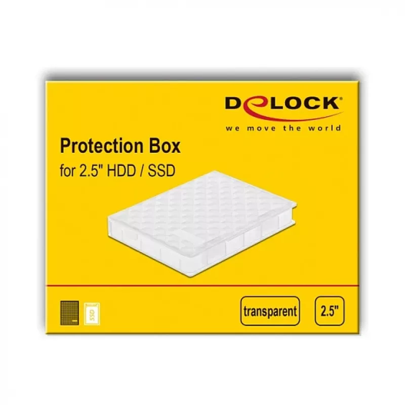 Schutzbox für 2,5-Zoll HDD / SSD DeLOCK 18367