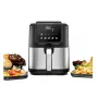 Heißluftfritteuse Rommelsbacher FRH 1500 — 5 L, 1500 W, Edelstahl/Schwarz