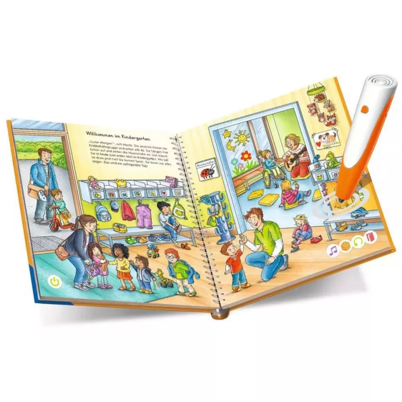 tiptoi Starter-Set: Mein Wörterbilderbuch Kindergarten, Lernbuch Stift und Bilderbuch