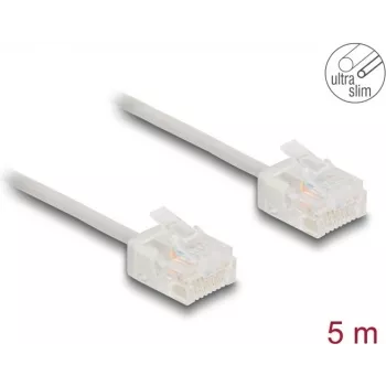 Netzwerkkabel DeLOCK RJ45 Cat.6 5 m Grau
