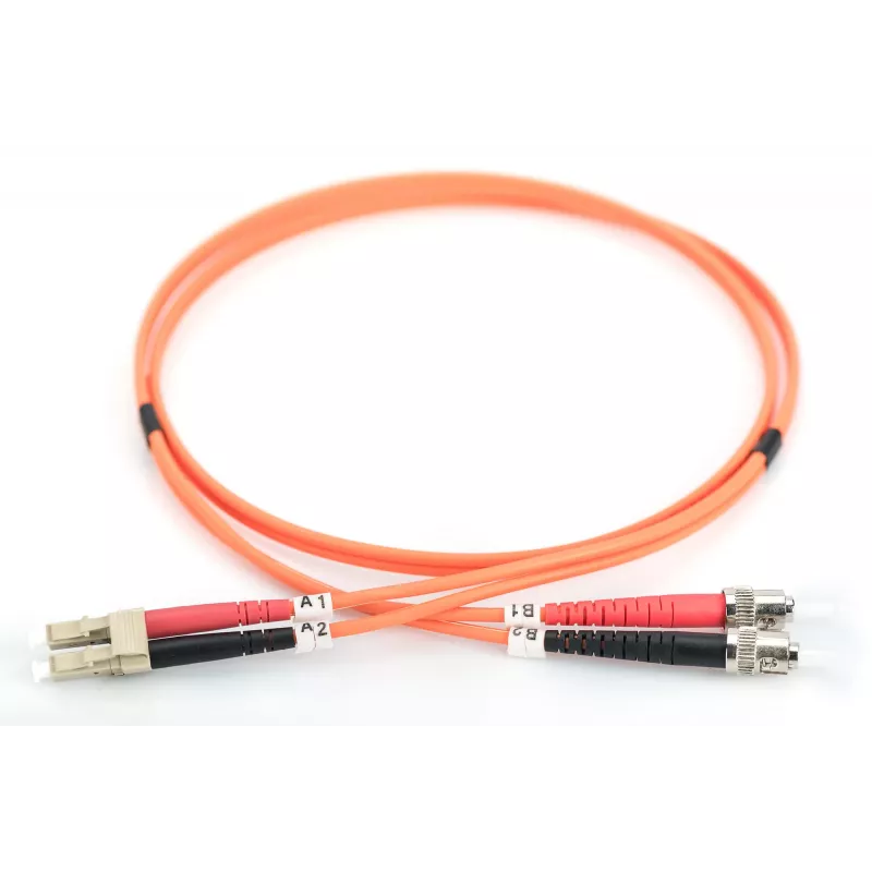 Glasfaser-Multimode-Patchkabel - LC - ST - 10 m - I-VH - OM2 - LC - ST
