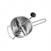 Food mill GEFU 89210 for vegetables and cheese, manual kitchen mill, stainless steel parts