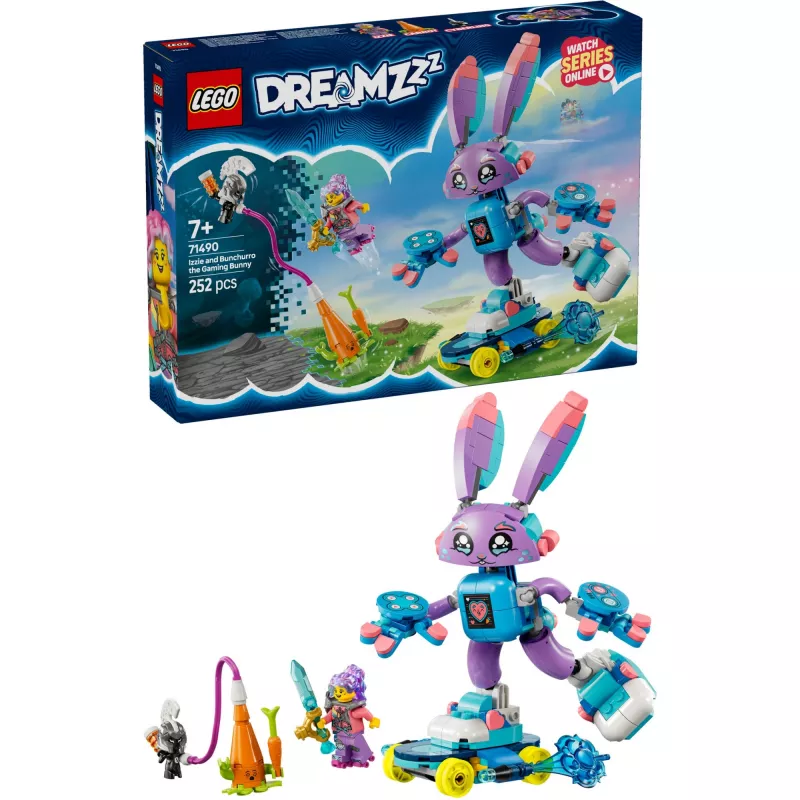 LEGO Bauset LEGO 71490 Dreamzz Izzie und Bunchurro Gaming Bunny – Charakter-Spielset