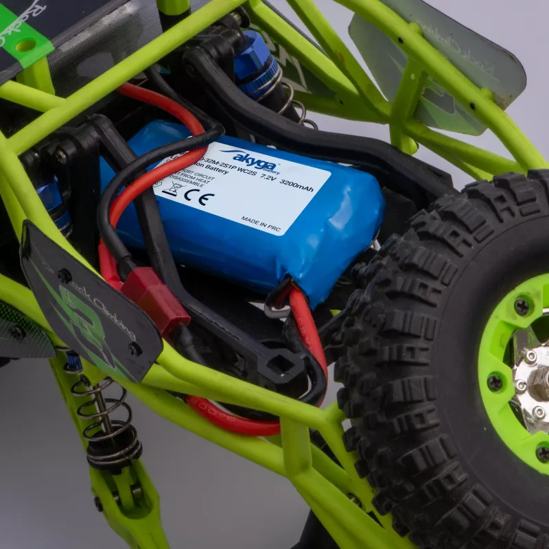 Akyga AKY2834 Li-Ion-Akkupack INR18650-128M-1S4P PCM WC2S, 3,6 V, 12800 mAh, Cvilux 2-polig