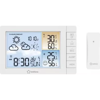 Renkforce Digitale Wetterstation Weiß (RF-4883634)