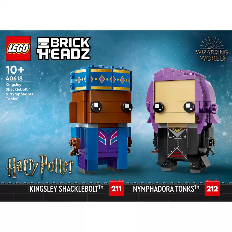 Lego Brickheadz Harry Potter 40618 Kingsley Shacklebolt und Nymphadora Tonks