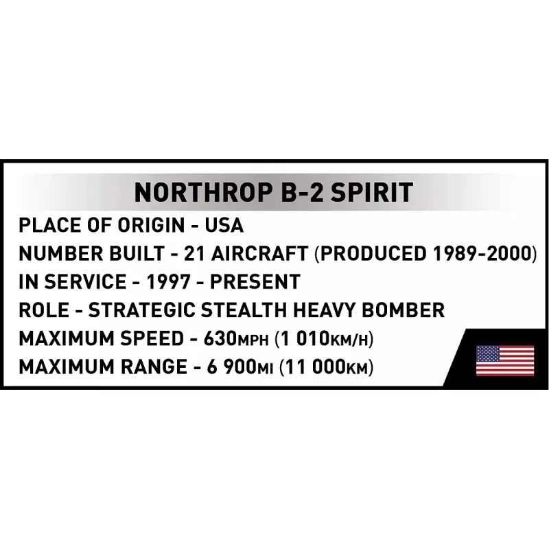 Cobi Northrop Grumman B-2 SPIRIT Modellbausatz