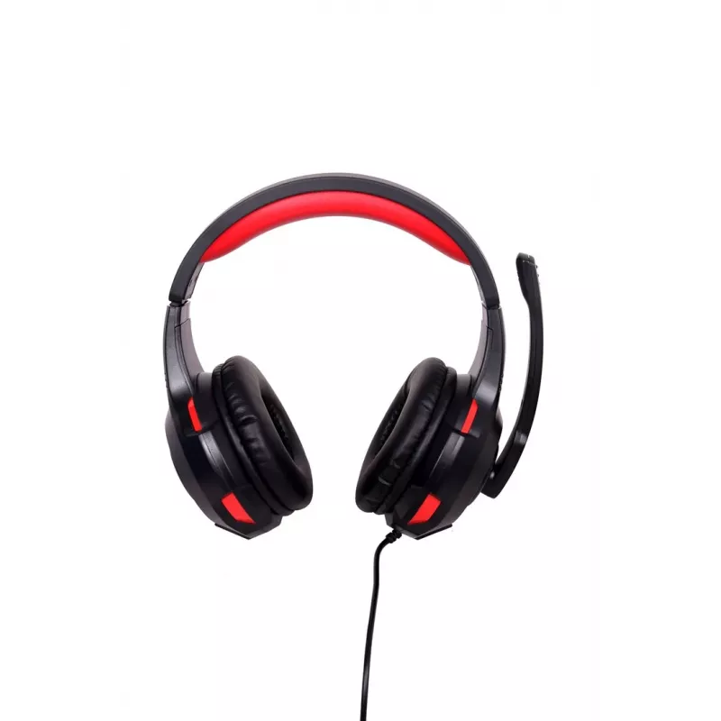 Kabelgebundenes Gaming-Headset GEMBIRD GHS-U-5.1-01 — Over-Ear, 5.1-Unterstützung, 20–20.000 Hz, 2 m Kabel, Rot/Schwarz