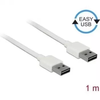 USB-Kabel DeLOCK 85193 USB 2.0 1 m Weiß