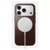 Handyhülle Nomad Traditional Leather Case für iPhone 17 Pro, Leder-Mikrofaser, passend für 6,3 Zoll (16 cm), braun