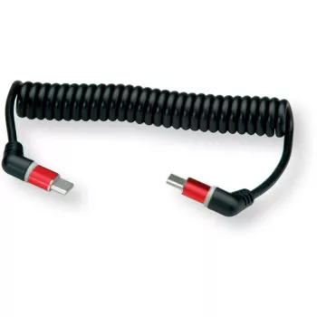 ROLINE USB 2.0 Spiralladekabel C-C ST/ST 60W 1,5 m - Kabel - Digital/Daten (11.02.8350)