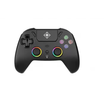 Kabelloser Gamecontroller DELTACO GAM-189 RGB Hall Effect Schwarz — kabellos, RGB-Beleuchtung, Hall-Effekt-Sensoren