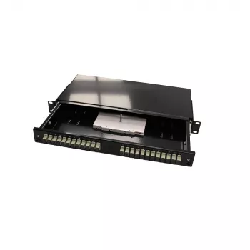 Glasfaser-Verteilerbox Lanview LSB105BL 24x SC-Ports, Innenmontage