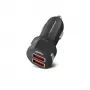 Auto-Ladegerät ESPERANZA EZ110 Schwarz – 12–24 V Eingang, 2× USB-A 2,1 A, Quick Charge 3.0, 36 W