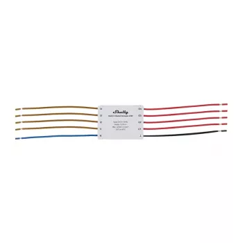 4-Kanal-Entkoppler Shelly Shelly_4CD 230V – DIN-Schienen-Relais-Schnittstelle für vier Stromkreise