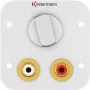 Steckdose 2 x RCA Kindermann 7441000518