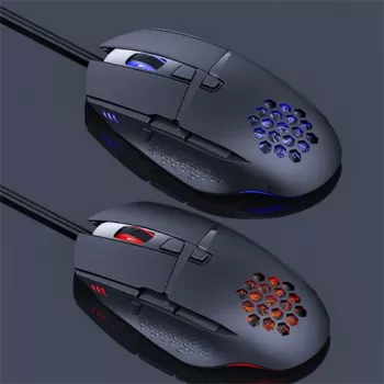 Lumi Legend WM03G-16 Kabelgebundene Maus, USB Typ-A, Optisch, 7200 DPI, Juoda