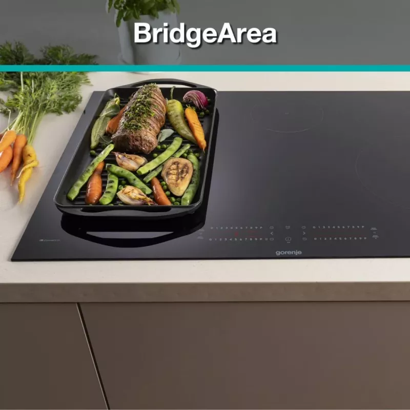Gorenje GI6432BCWF Schwarz Einbau 60 cm Zonen-Induktionskochfeld 4 Zone(n)