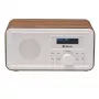 Radio DENVER DAB-30DW DAB/UKW-Tischradio mit dunklem Holzfinish