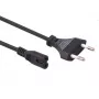 Stromkabel MACLEAN MCTV-809 — 1,5 m, Netzstecker Typ C auf C1-Kupplung, 220–250 V