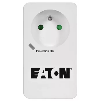 Überspannungsschutz-Box Eaton Protection Box 1 FR — 1 Typ-E-Steckdose, 220–250 V, 16 A, 4000 W, schwarz, kompakt