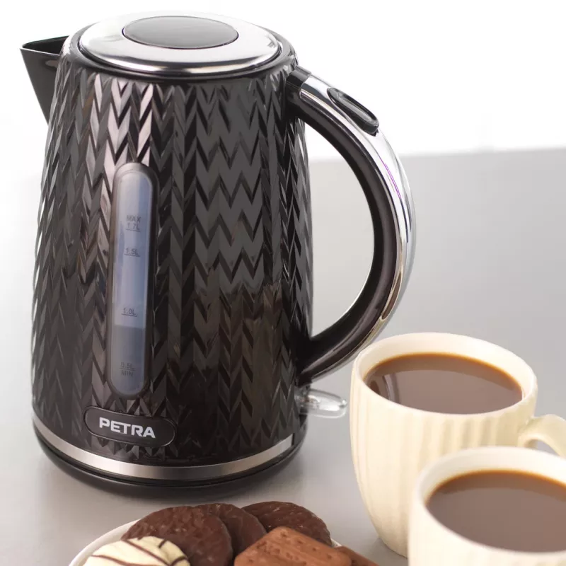 Wasserkocher Petra 1,7 l 2200 W Schwarz