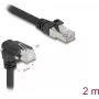 DeLOCK Netzwerkkabel Schwarz 2 m Cat6 SF/UTP RJ-45