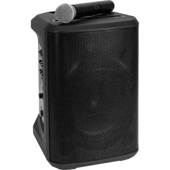 Tragbares drahtloses PA-System Omnitronic PORTY-8A — 8-Zoll-Aktivlautsprecher, 200 W