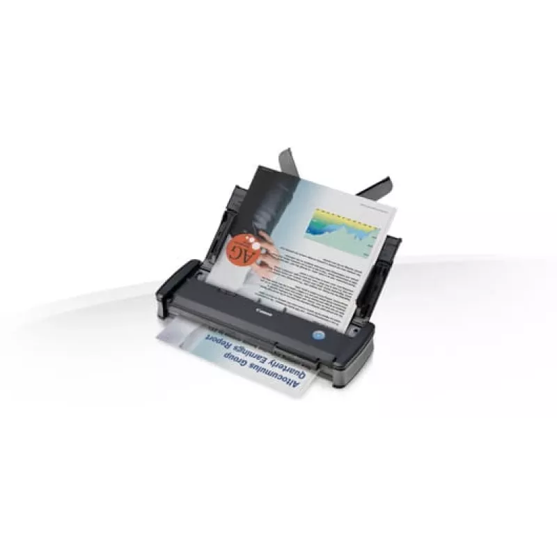 Canon imageFORMULA P-215II tragbarer Duplex-Dokumentenscanner, 216 x 1000 mm, 600 x 600 DPI, 24 Bit, Einzelblattscanner, Schwarz, Grau, CMOS CIS