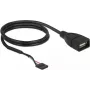 USB-Kabel DeLOCK 85671 0,6 m Schwarz