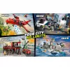 Konstruktionsspielzeug LEGO City Feuerwache mit Drehleiterfahrzeug 60414 — 843 Teile, 5 Minifiguren, 220×320×140 mm