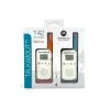Motorola Talkabout T42 – Walkie-Talkie, 2er-Pack (orange-blau)