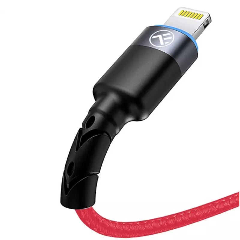 USB-auf-Lightning-Datenkabel Tellur, 3A, 1,2 m, LED-Anzeige, rot
